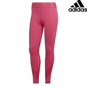 ADIDAS Techfit 3-Stripe Training Tight Leggings Pink Womens size XL